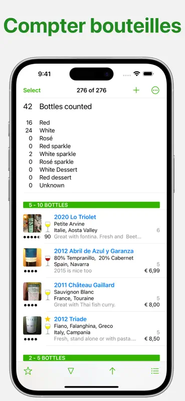 Vin notes - Wines V2 screenshot 4 of 6
