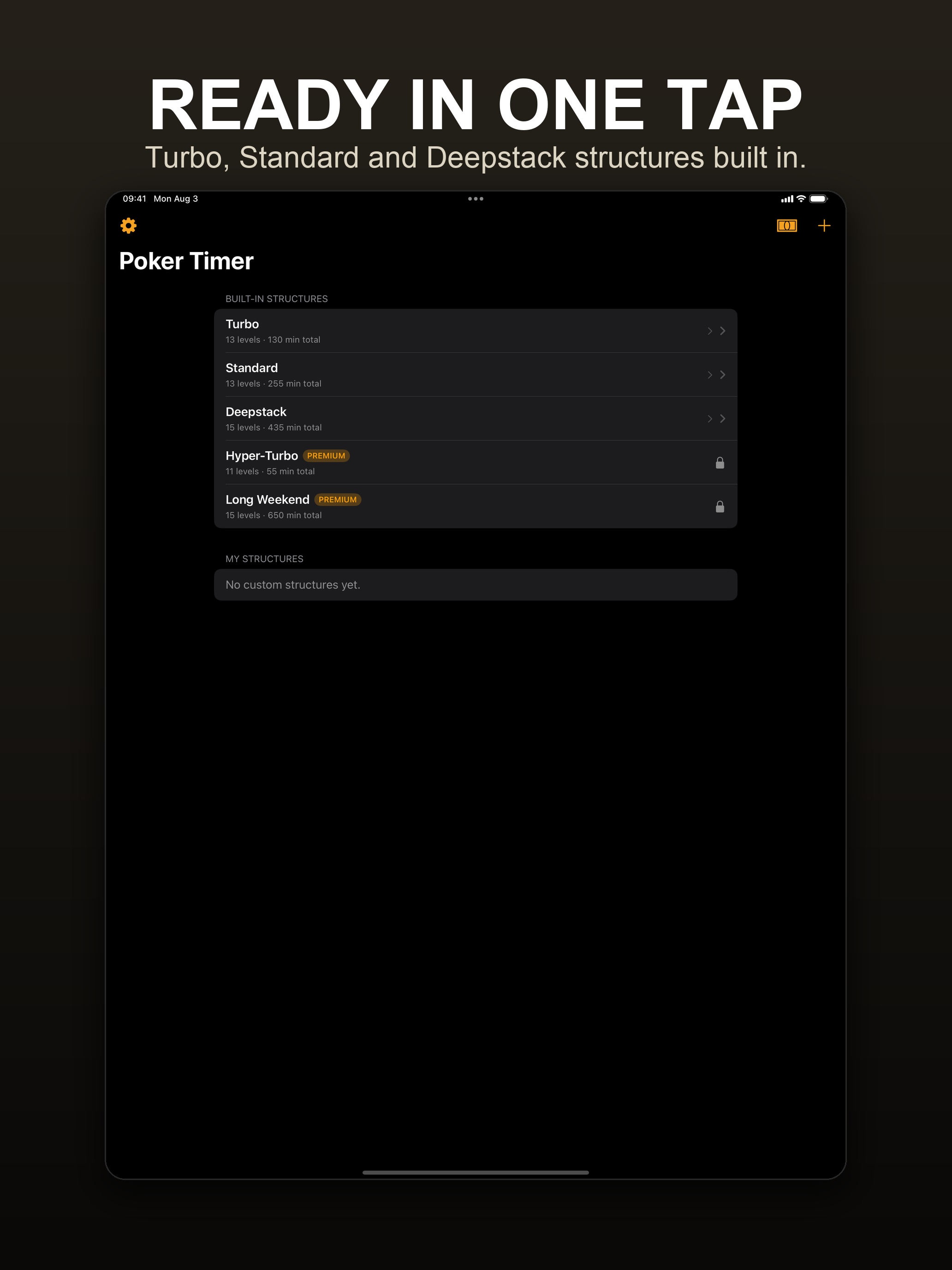 Poker Blind Timer Clock screenshot 7