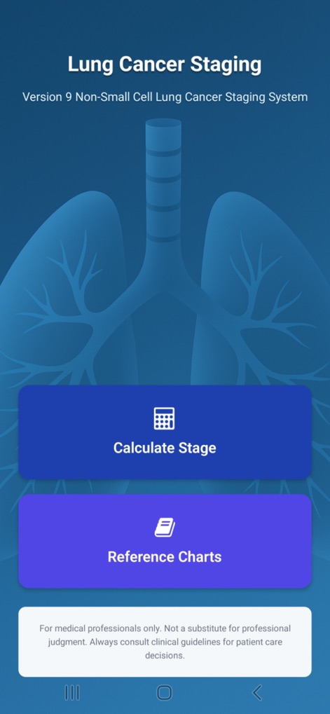 Lung Cancer Staging v9 - Medical App | MWM