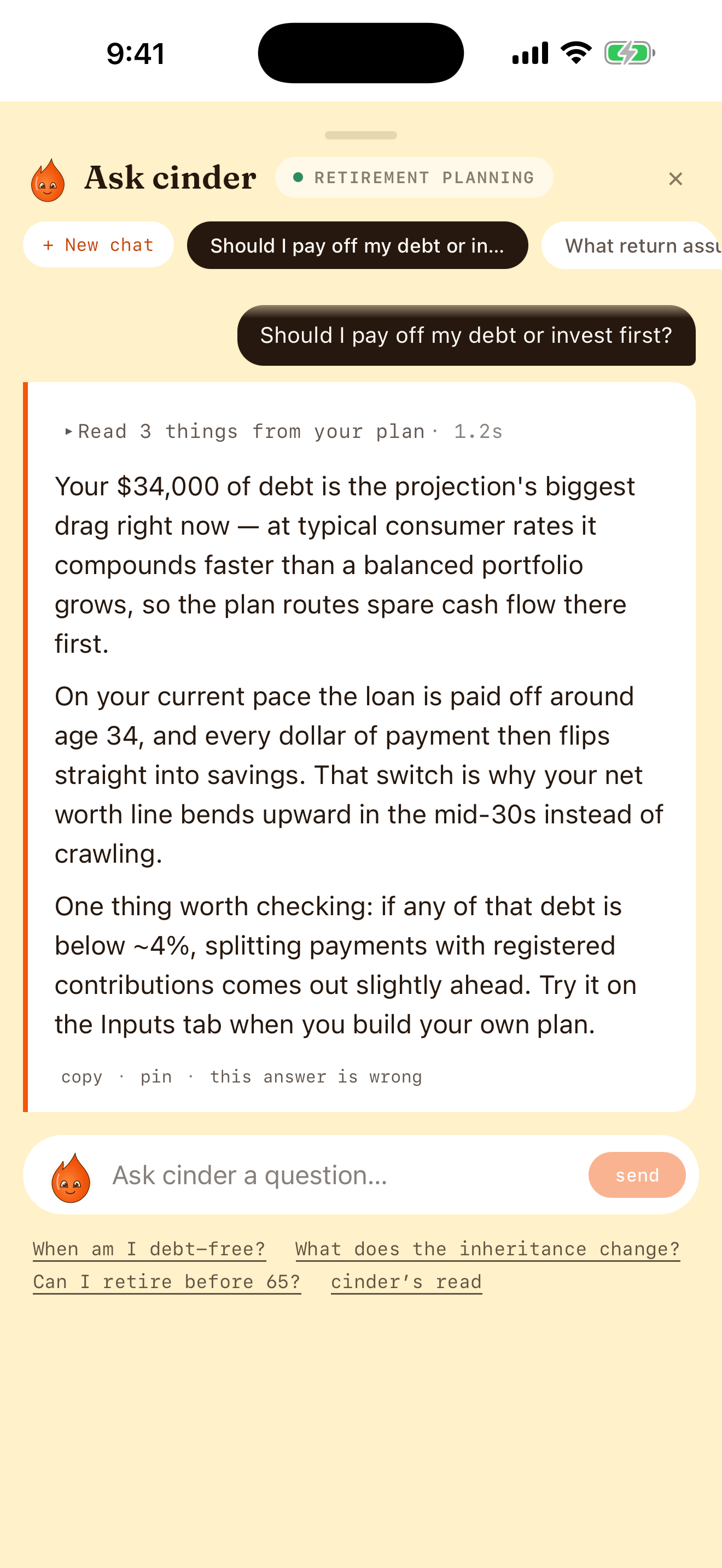 cinder.fi: Budget & Retirement screenshot 6