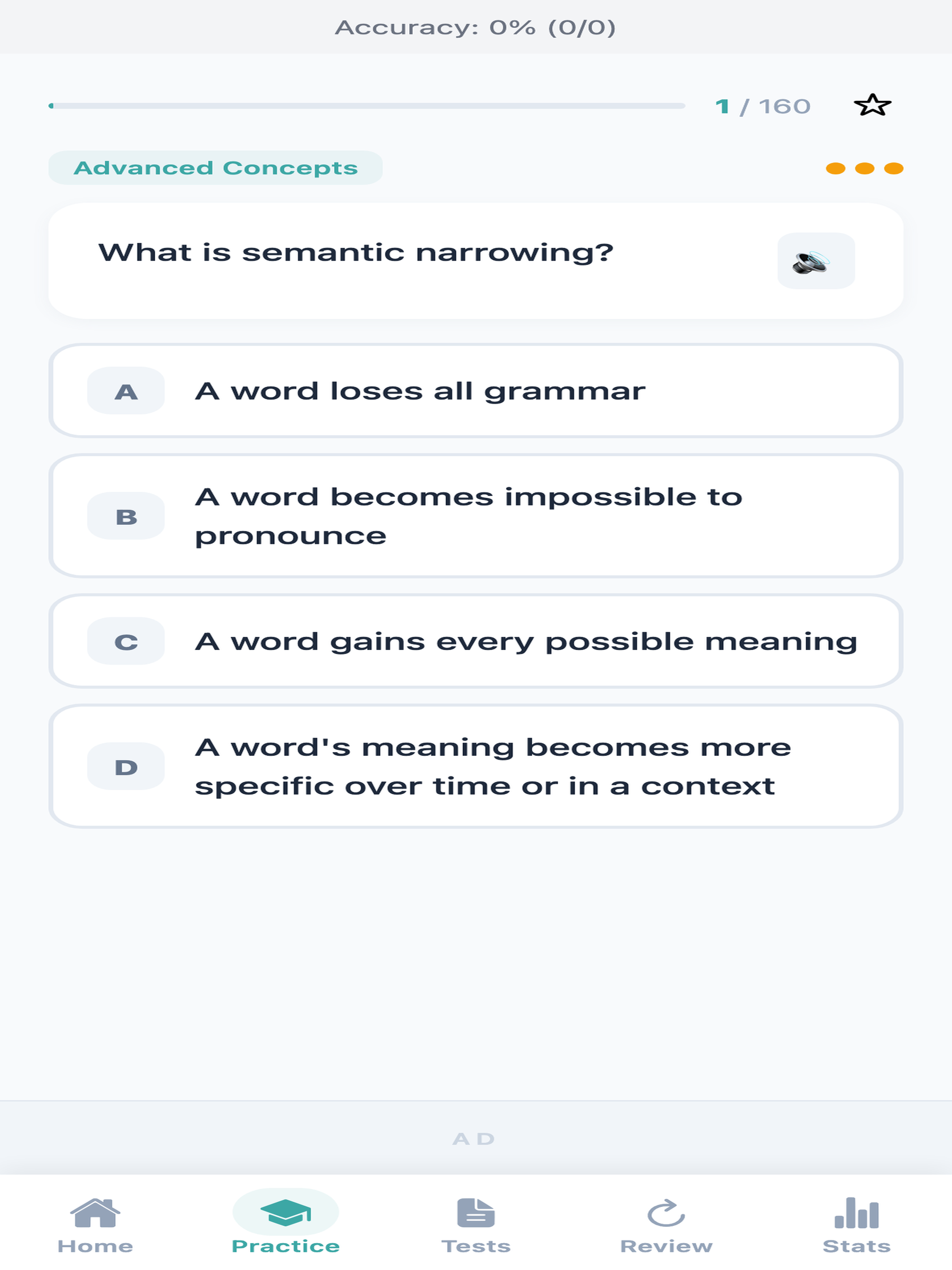 Italian Vocabulary Basics screenshot 7
