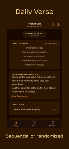 Pocket Gita: The Bhagavad Gita screenshot