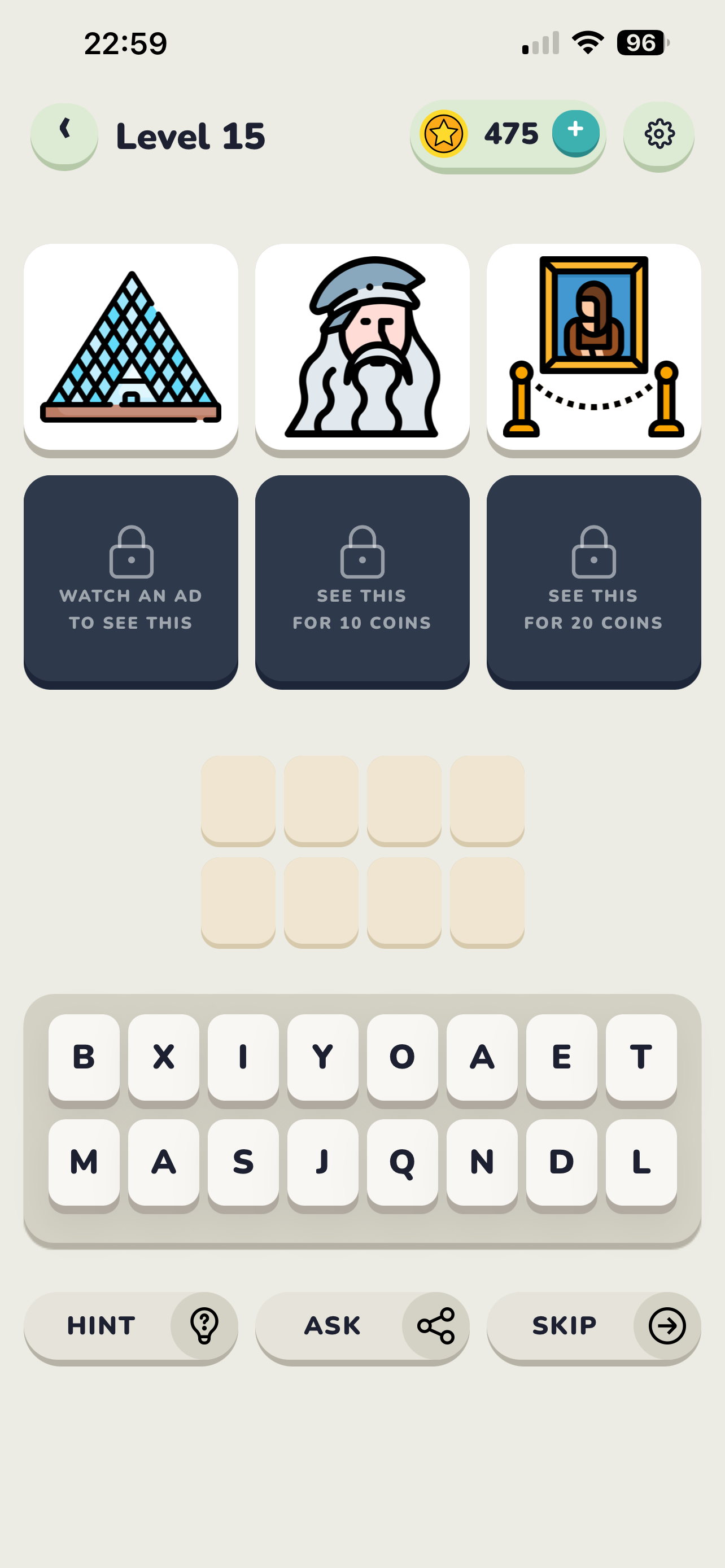 Six Icons: Guess the Word screenshot 2