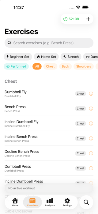 Omacho - Workout Log Screenshot 4 of 7