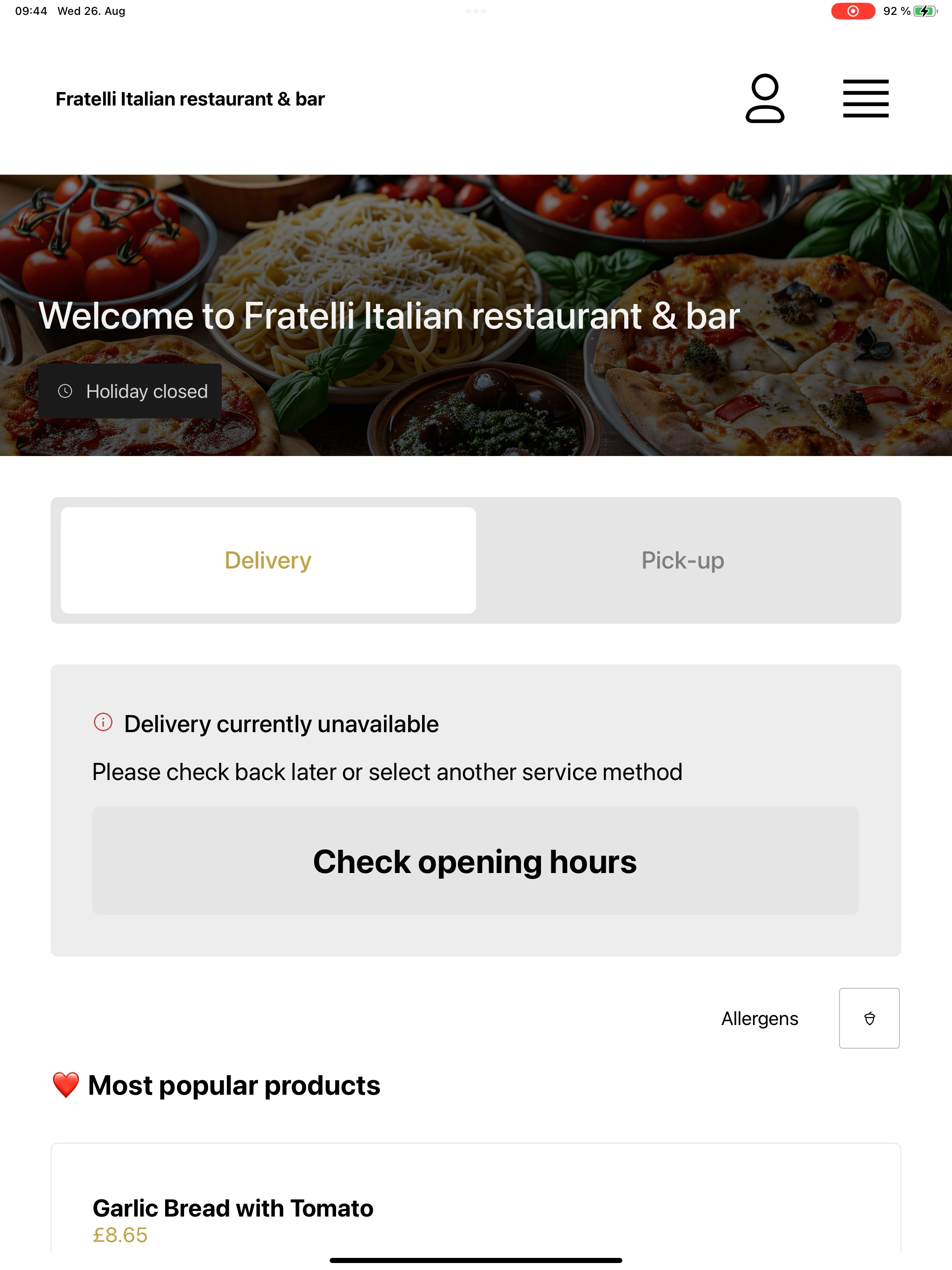 Fratelli Italian Restaurant screenshot 14