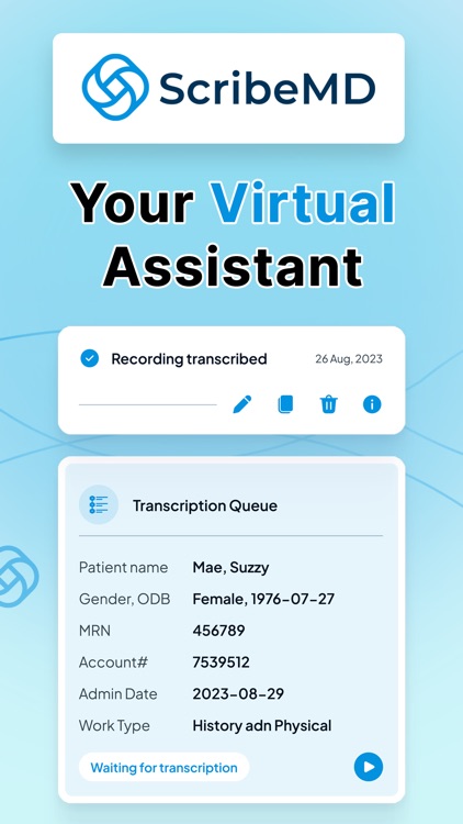 ScribeMD - AI Medical Scribe