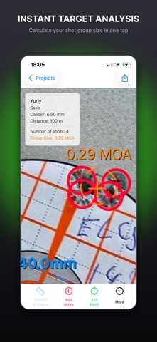 ShotAnalyzerX - Target Scoring Screenshot 1 of 7