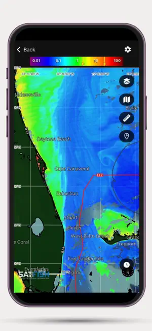 SatFish Fishing App screenshot 2
