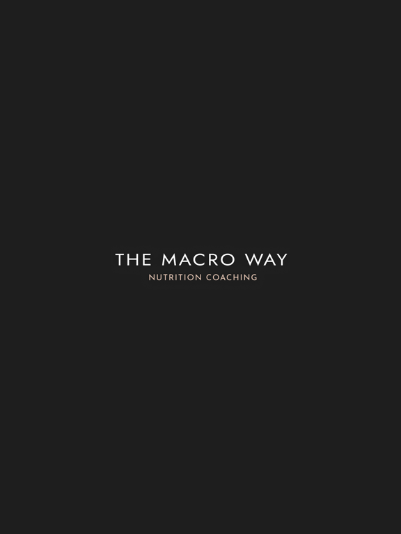 The Macro Way iPad screenshot 1 - Health & Fitness app