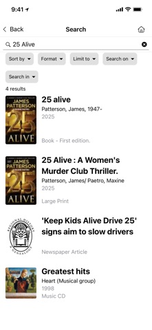 Vega Mobile for Libraries Screenshot 5 of 6