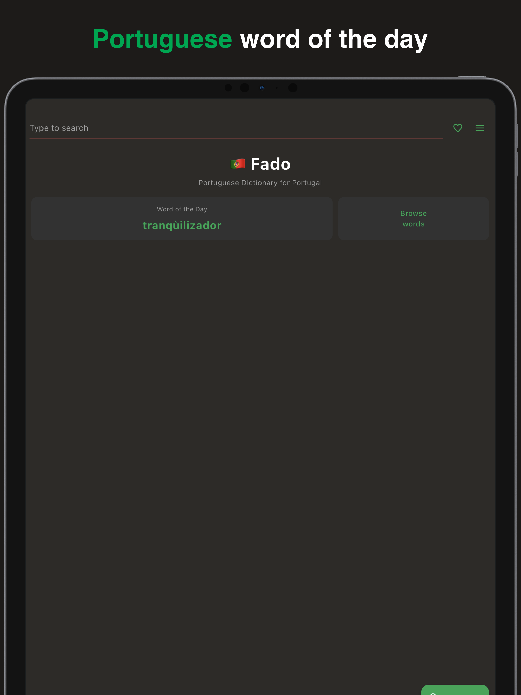 Fado: Portuguese Dictionary screenshot 10