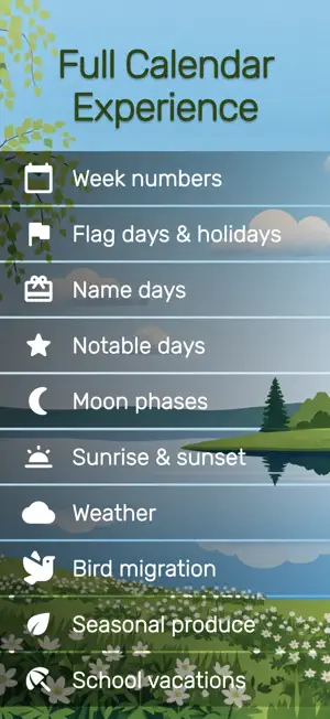Nordic Calendar · Almanac screenshot 2