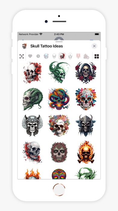 Screenshot #3 pour Skull Tattoo Ideas