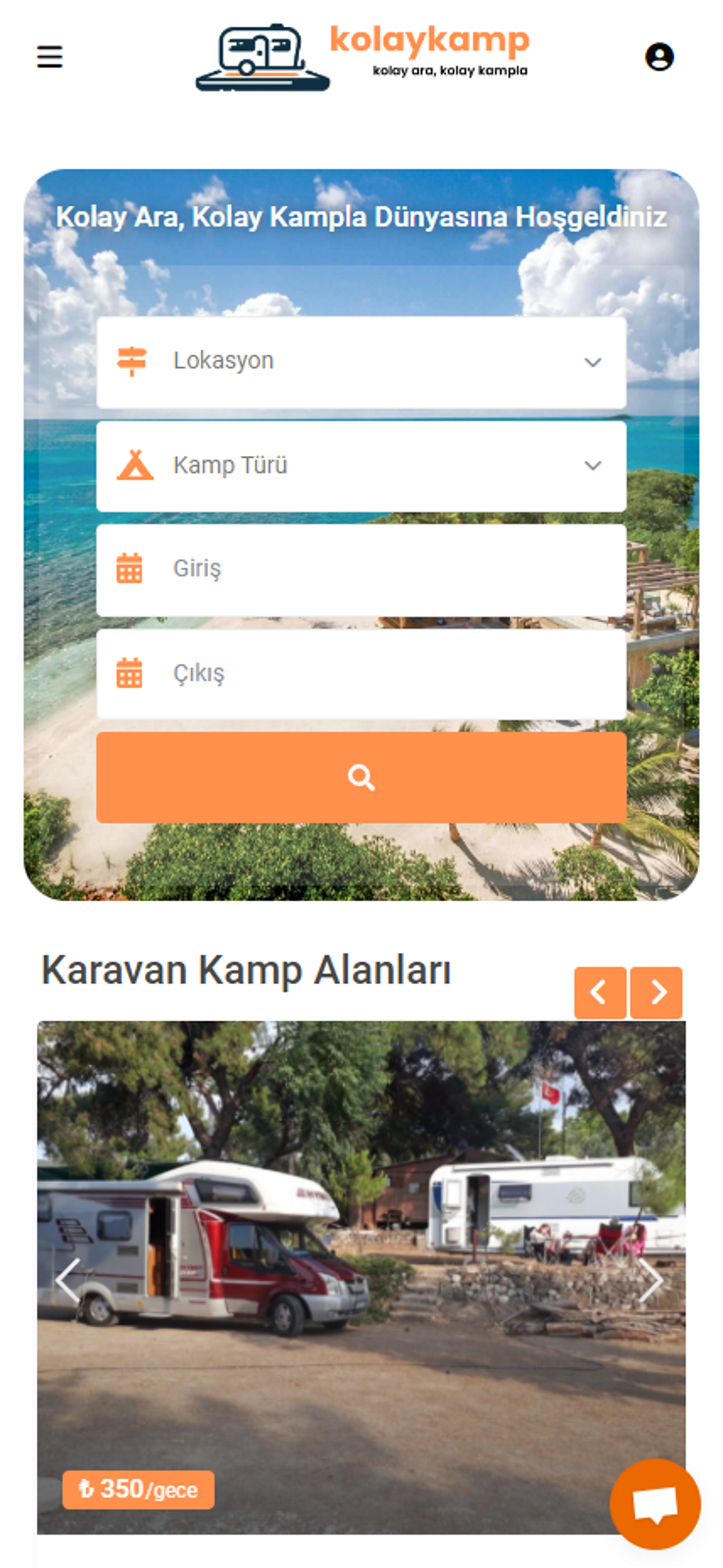 KolayKamp - Kolay Kamp Yap