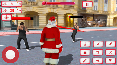 Christmas Santa Rope Hero Game Screenshot