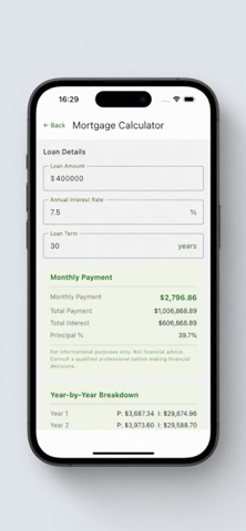Financial Multi Calculator Screenshot 2 of 4