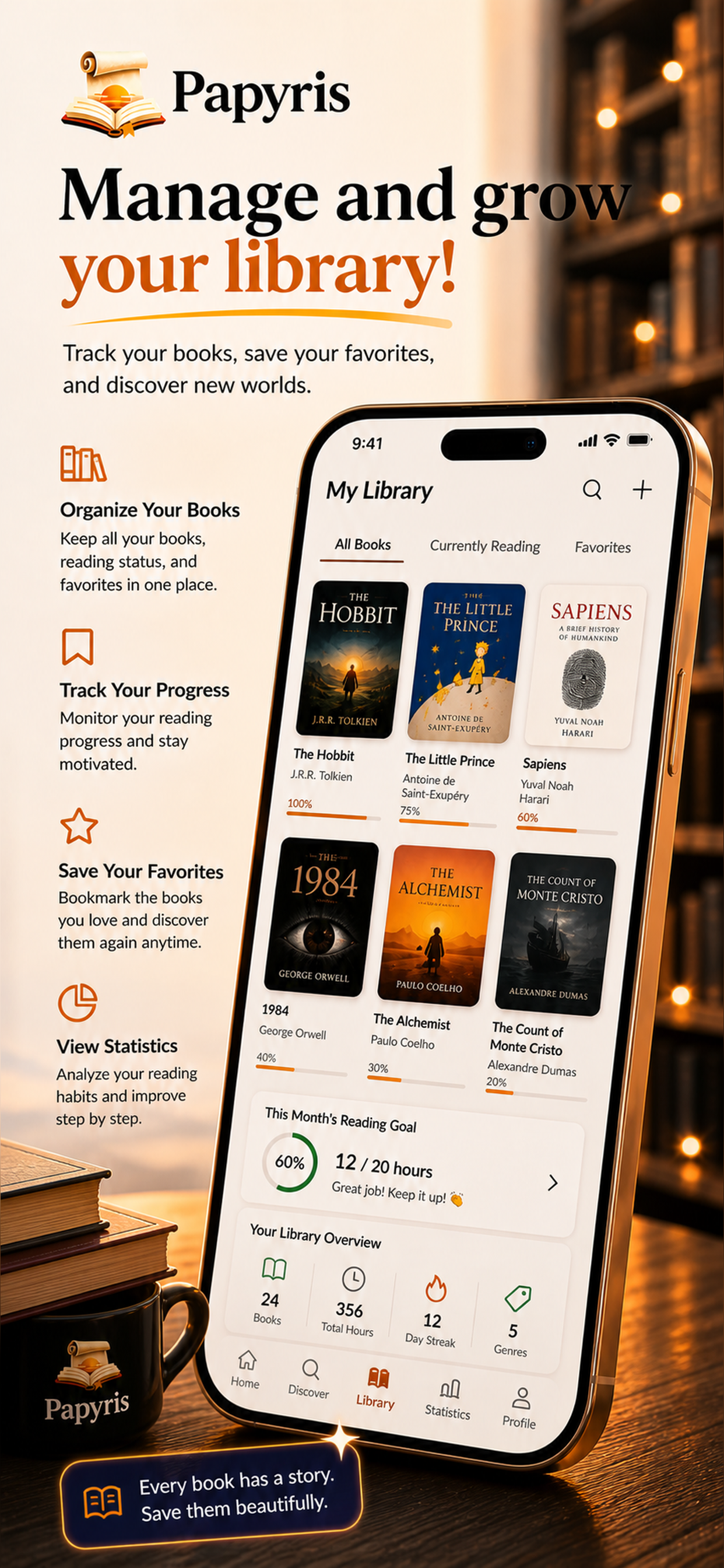 Papyris: AI Book Tracker