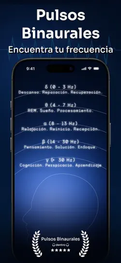 Captura de pantalla de Anima: Binaural Beats en iPhone 1