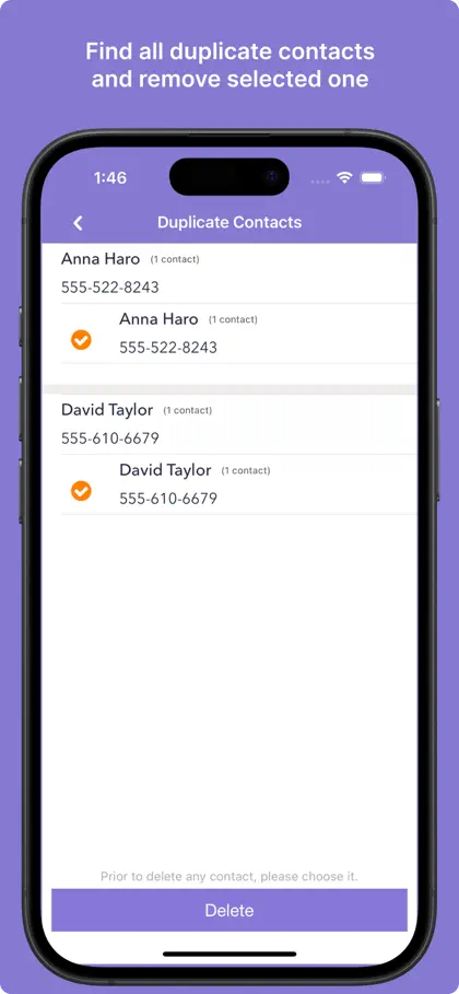 Capture d'écran 4 sur 6 de Backup all contacts and export