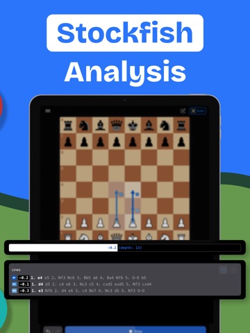 Chess Engine - ChessFox iPad screenshot