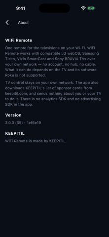 WiFi Remote for Smart TVs Screenshot 8 of 8