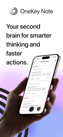 OneKey Notes – AI Voice Notes screenshot