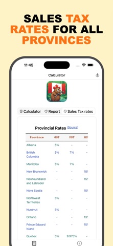 Sales Tax Canada - Beaver screenshot