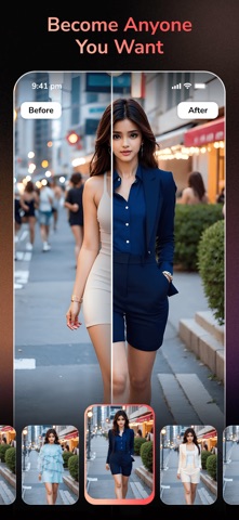 AI Headshot Generator: DressUp screenshot