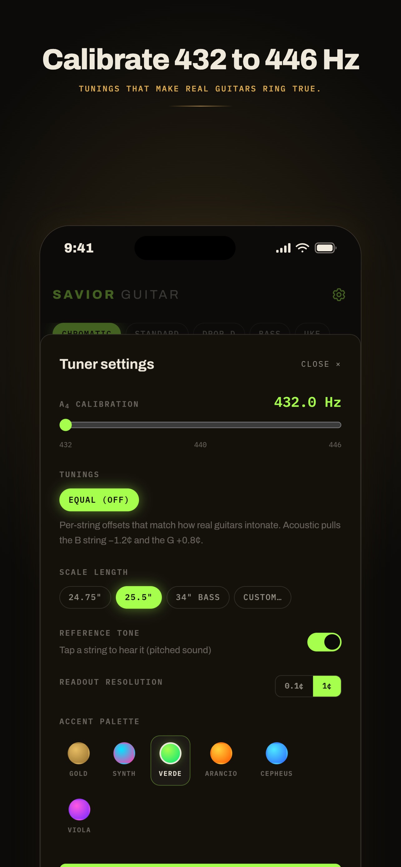 Screenshot 6 of Savior Guitar Tuner: Pro
