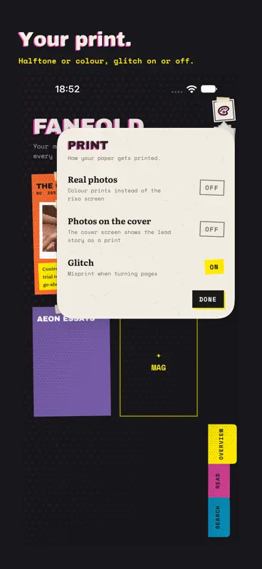 Fanfold: News as Magazines screenshot 4 of 4