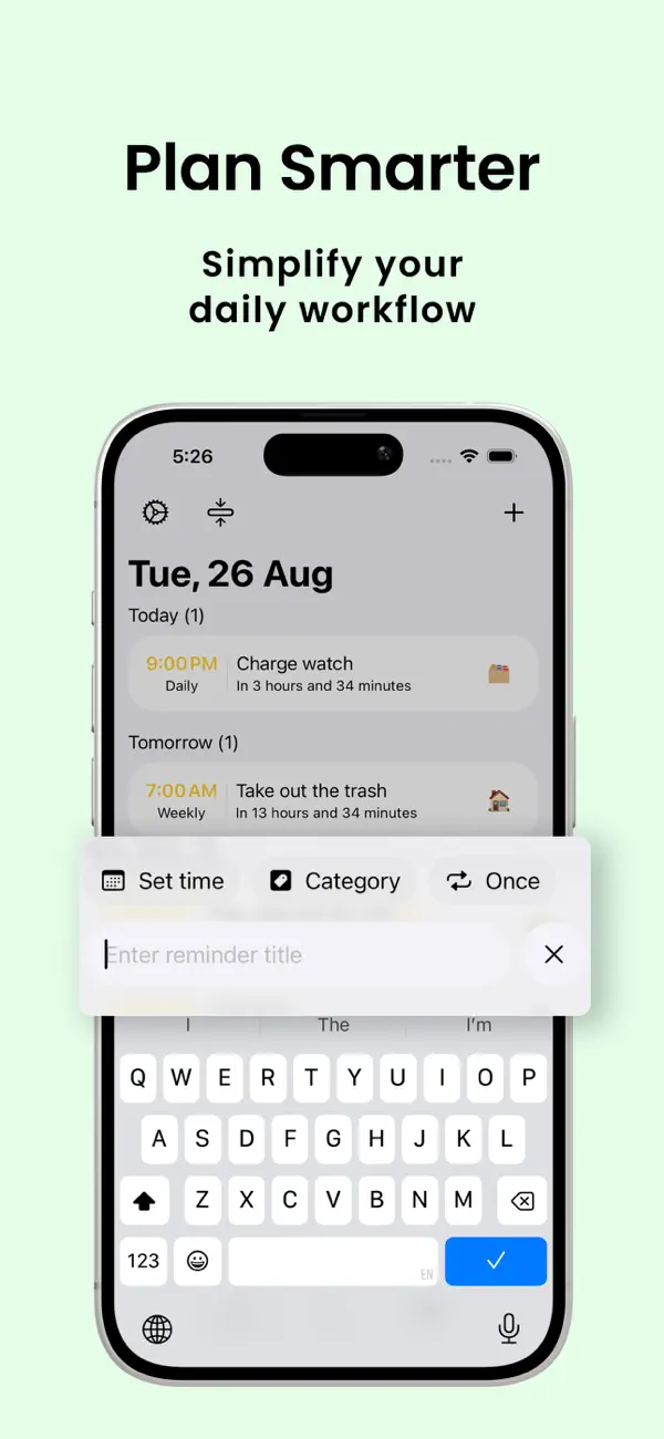 #6. Engramr - Reminders & Alarms (iOS) Με: Egzon Pllana