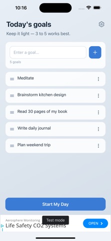 One Thing · Daily Focus screenshot