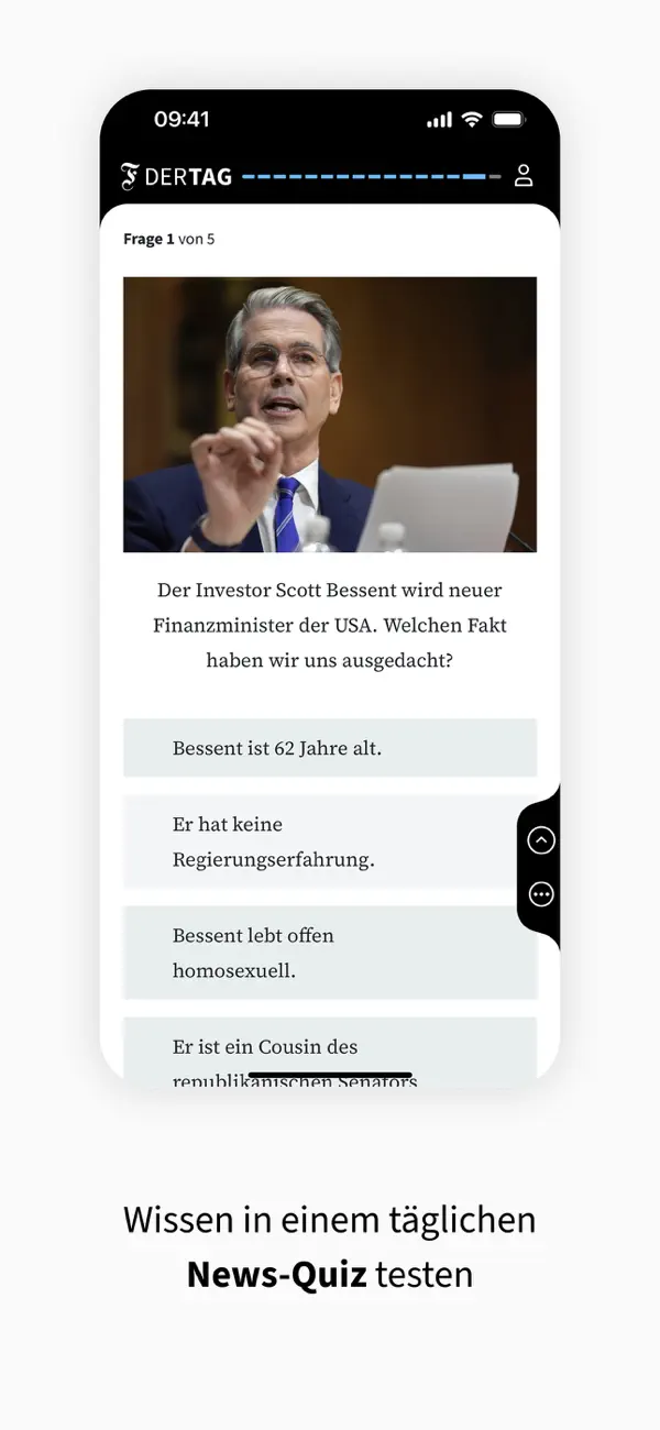 F.A.Z. Der Tag - Nachrichten iPhone App Screenshot 4 – Nachrichten