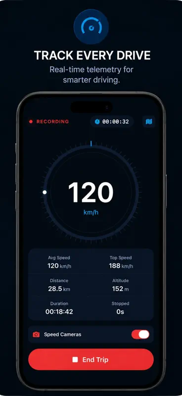 TripRank: GPS Speedometer screenshot 2 of 10
