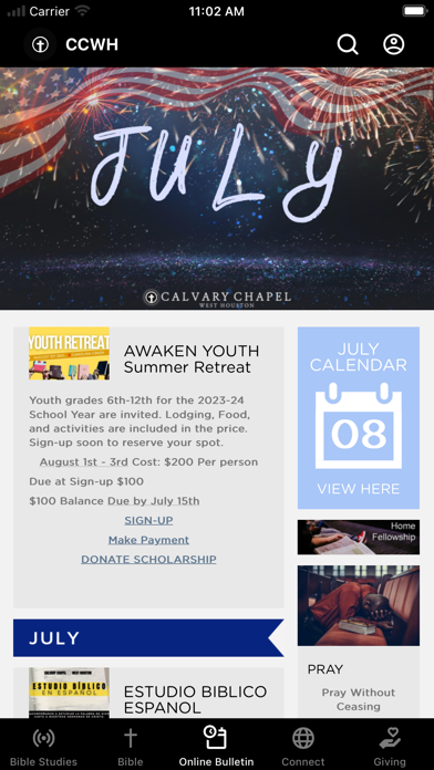 Calvary Chapel West Houston Screenshot