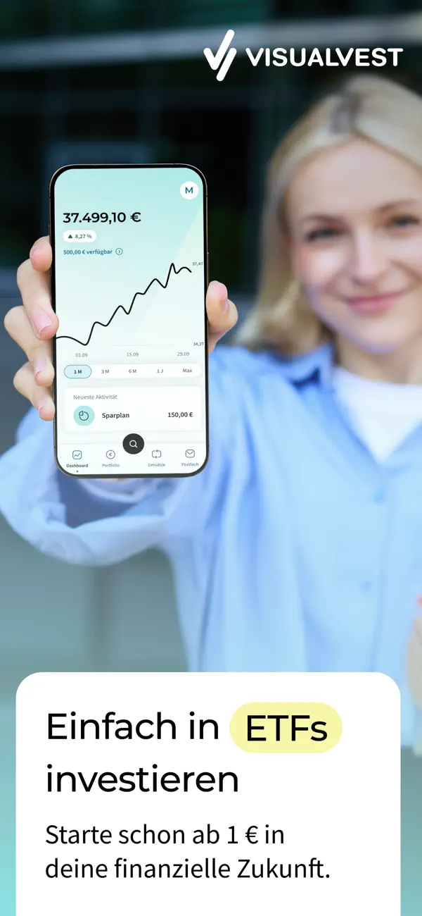 Screenshot #1 pour VisualVest: ETFs & mehr