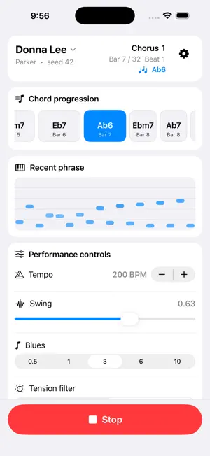 BopBot: Bebop Solo Generator screenshot 1