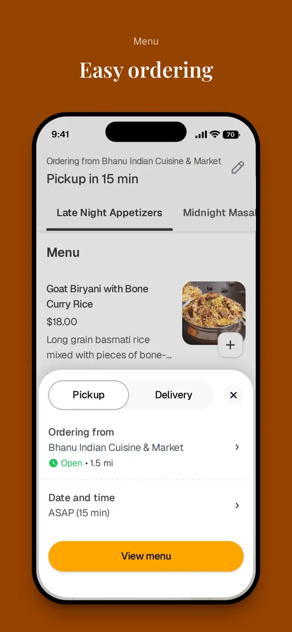 Screenshot #3 pour Bhanu Indian Cuisine