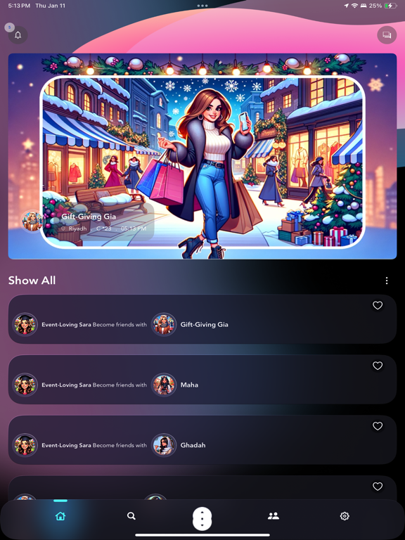 Wish! iPad screenshot 1 - Social Networking app