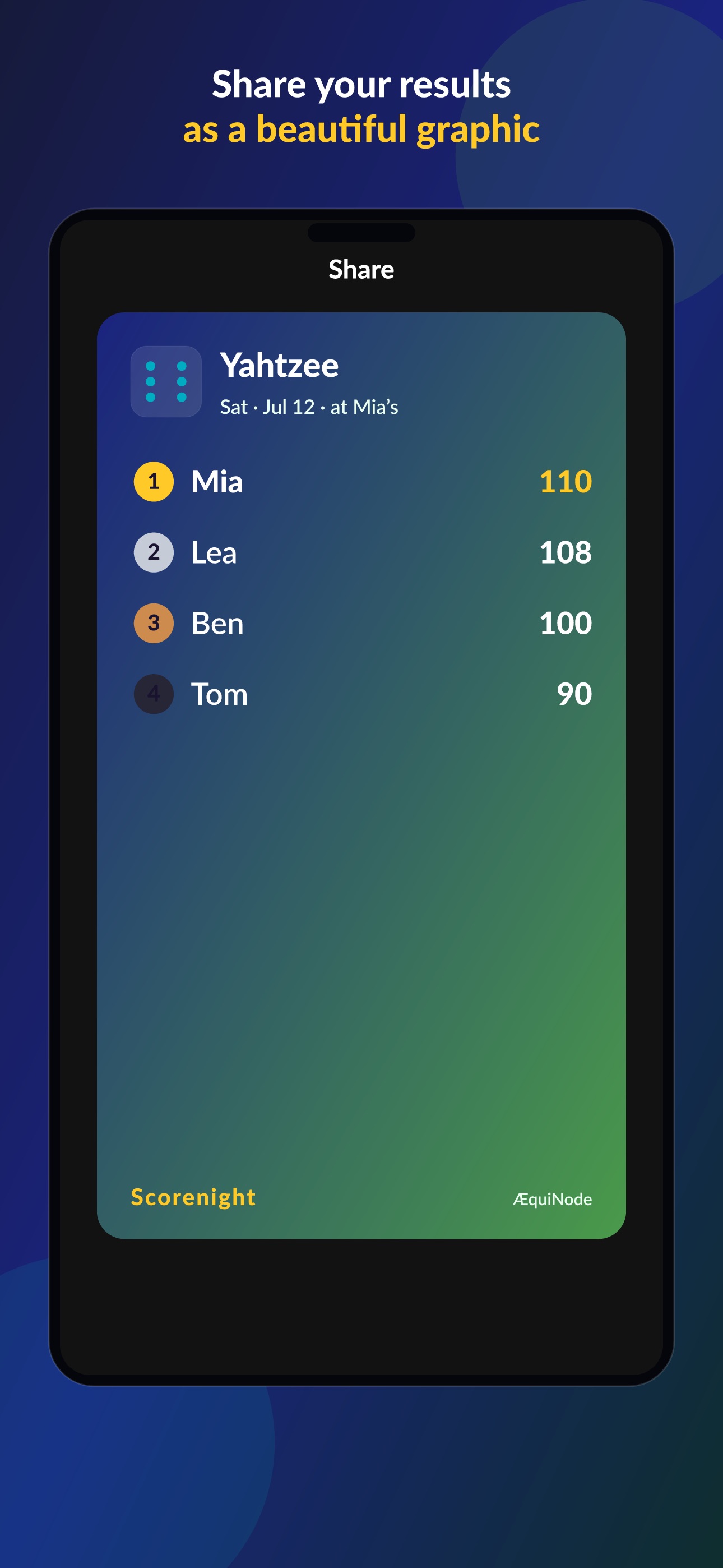 Screenshot 4 of Scorenight – Game Nights