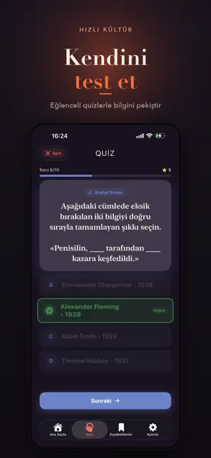 Hızlı Kültür: Genel Kültür screenshot 4
