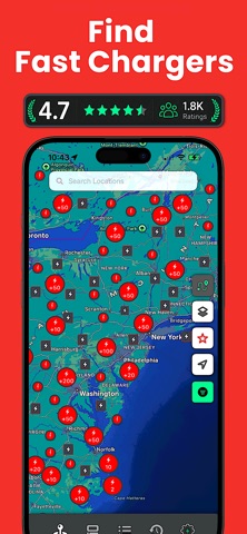 EV Charging Stations Map+ Screenshot 1 of 6