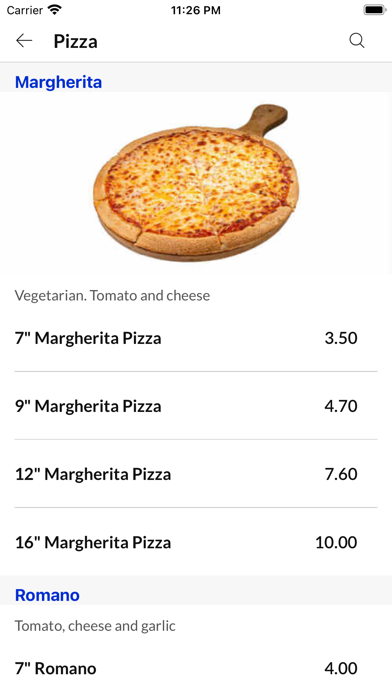 Da Mario Pizza. Screenshot
