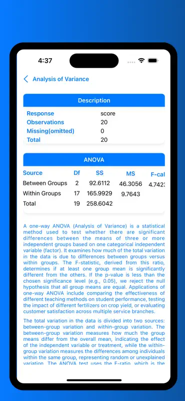 StatPro: IBM SPSS Statistics screenshot 7 of 10