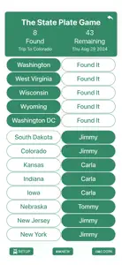 The Game - State Plates screenshot #2 for iPhone