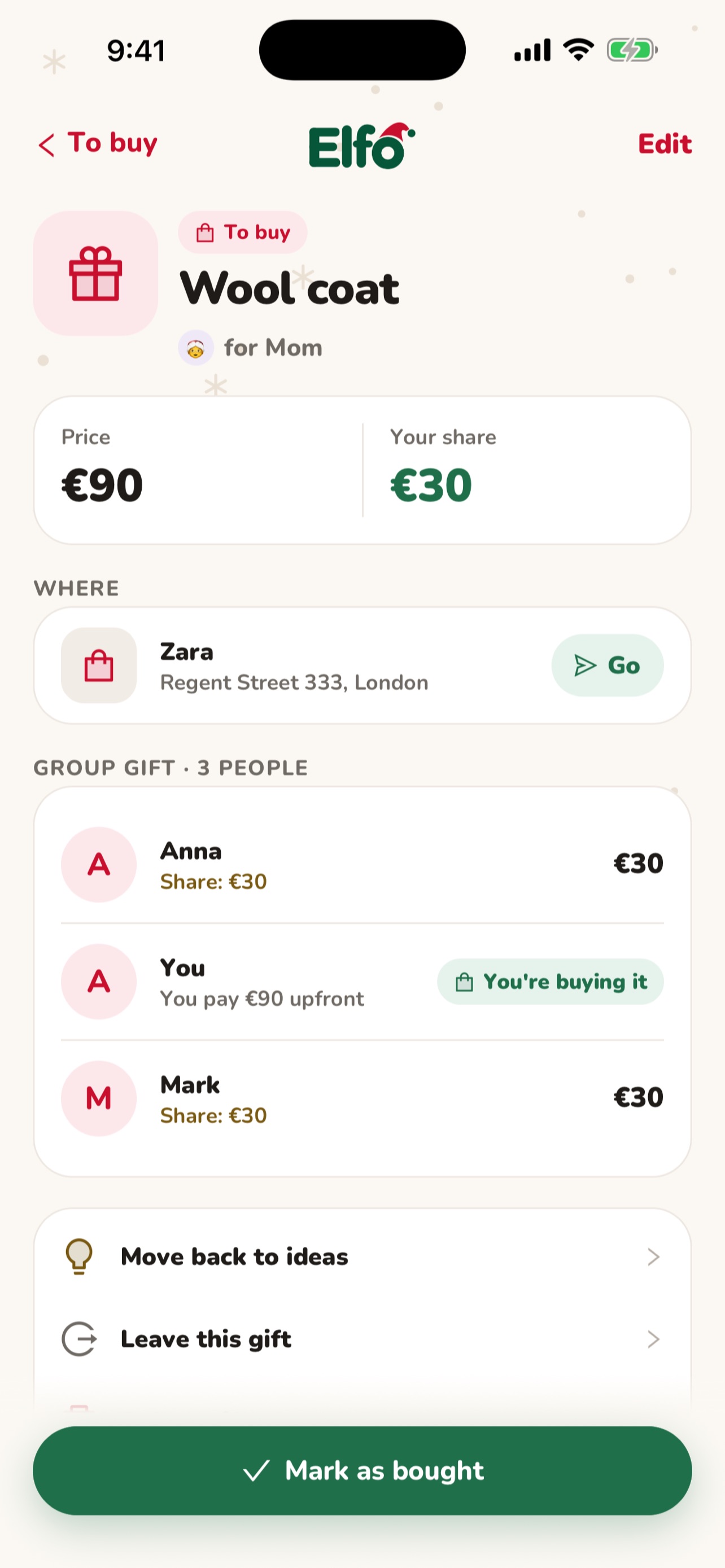 Screenshot 4 of Elfo: Gift List for Christmas