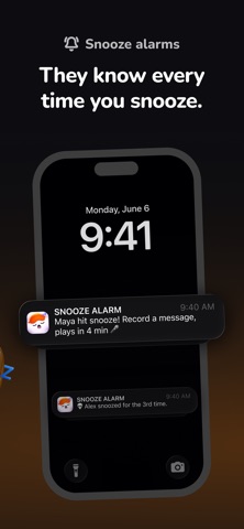 Snooze Squad - Social Alarm screenshot