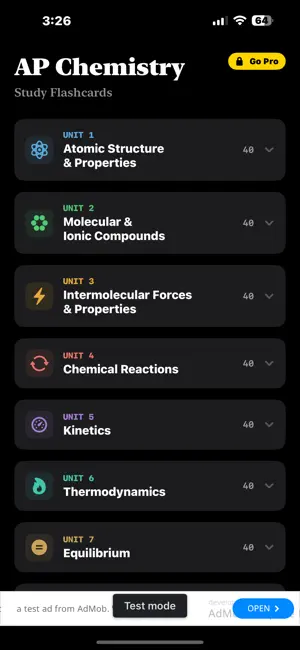 AP Chemistry Flashcards screenshot 2
