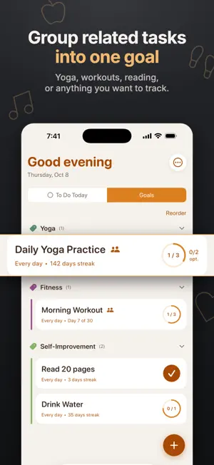 Tapas: Habit & Goal Tracker screenshot 2