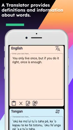 English Tongan Translator iPhone image 3